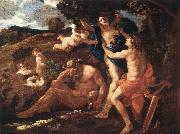 Apollo and Daphne 1625Oil on canvas Nicolas Poussin